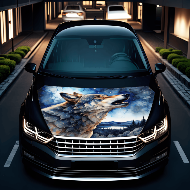 Folie Capota Auto "Hood Art" rezistenta la exterior, marime S (150 x 110cm) - Cod: AVX-CAPOTA-030S