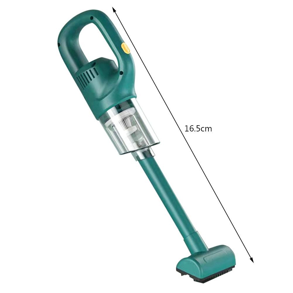 Aspirator Portabil fara Fir, Incarcare USB, Pentru Casa si Masina, Autonomie 45 min, Verde - imagine 2