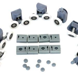 Set 24 piese reconditionare cabina de dus, culoare Gri