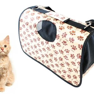 Geanta de Transport pentru Caine sau Pisica - ALB/MARO AG644C