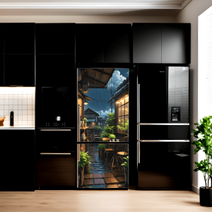 Folie imprimata color pentru decor Frigider, dimensiune 200 x 90cm, model: AVX-FR23