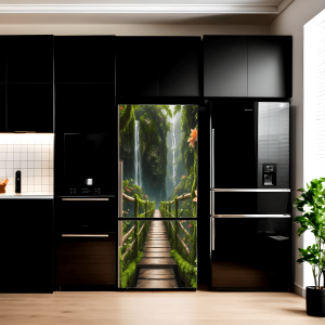 Folie imprimata color pentru decor Frigider, dimensiune 200 x 90cm, model: AVX-FR24